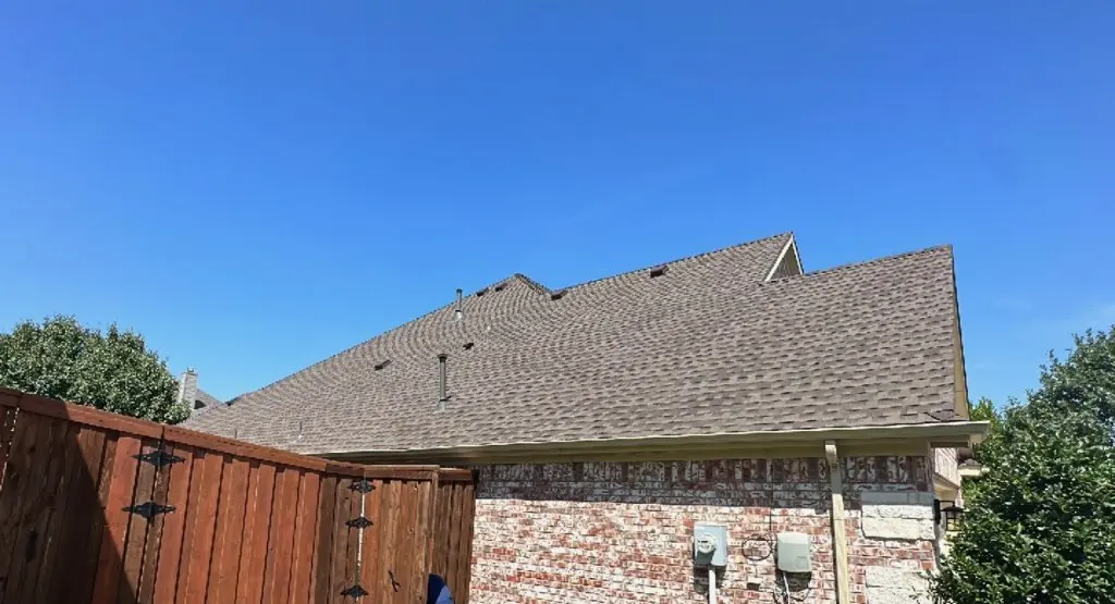 Completed roof replacement project in Malibu